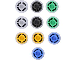 Douche Stroombegrenzers - Waterbesparende Adapters - Douchekop Gebruik - Meerdere Flow Opties - 10 Stuks - Diverse Kleuren