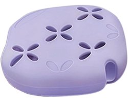 Douche tablet houder - Badkamer organizer - Ontspannend bad - Sterke wandhechting - 93 cm breed - Paars