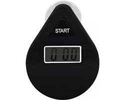 Douche Timer - Water Besparend - Tijd Besparend - Showertimer - Douchetimer 5 Minuten - Geld Besparen - Zwart