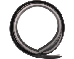 Douche Waterkering - Vloerstrips - Natte Droge Scheiding - Flexibel Rubber Materiaal - 100cm Lengte - Zwart