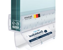 Doucheafdichting - Douchedeurstrip - Waterdicht Maken - Flexibele Rubberen Lip - 6-9 mm Glas - Transparant