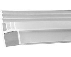 Doucheafdichting Rubber - Tochtstrip Deur - Douche Waterdicht Maken - Zelfklevend Flexibel - 10 Meter - Transparant