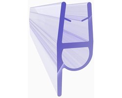 Doucheafdichting - Rubberen strip - Waterdicht maken - Verlengde binnenlip - 70 cm - Transparant