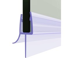 Doucheafdichting - Tochtstrip douche Rubberen strip - Badkamer Droog Houden - Verlengd Afdruipprofiel - 80 cm - Transparant