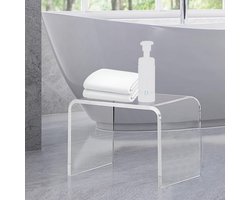 Douchebanken, acryl opstapkruk, verdikte transparante voetenbank, badkamer, douchekruk voor scheerpoten, waterdichte douchestoel voor spa, badkamer, woonkamer, kitchenette