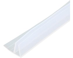 Douchecabine Afdichting - Waterdichte Strip - Badkamer Drogen - F-Vorm Rubber - 4 m - Transparant