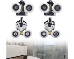 Douchecabines met Rollende Douchedeuren