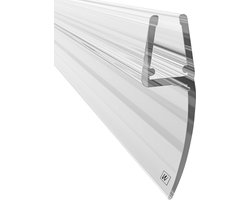 Douchedeur afdichting - Doucheafdichting rubber - Badkamer droog houden - UV en schimmelbestendig - 200 cm - Transparant