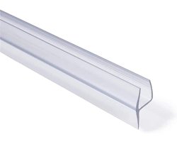 Douchedeur Afdichting - Glasafdichting Rubber - Badkamer Droog Houden - Extra Brede Watervasthoudende Rand - 100 cm - Transparant