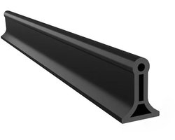 Douchedeurdrempel - Zelfklevende Waterbarrière Voor De Badkamer - 3x4x200cm - Waterdichte Douchewand - Waterdichte Scheiding Voor Keukens, Badkamers En Douches (Zwart)