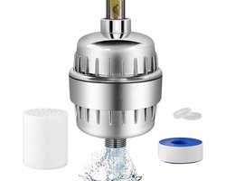 Douchefilter - 19 Stages - Universele - Anti Kalk Waterfilter - Deluxe - Ionisch - Douchefilter - Waterbesparend