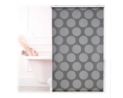 douchegordijn - 100 x 240 cm - douche & badkuip - waterafstotend - plafond & raam - grijs