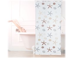 Douchegordijn - 100x240 cm - semi-transparant