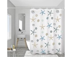 Douchegordijn 200x220 cm - Waterdicht en Antibacterieel - Wit