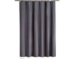 Douchegordijn Antibacterieel - Grijs - 300 x 200 cm
