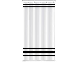 Douchegordijn - Badkamer Gordijn - badgordijn - Waterdicht Douchegordijn - douche gordijnen - bad gordijnen - badgordijn douchegordijn - badkamergordijnen - Inclusief ringen - 180*90cm（H*W)