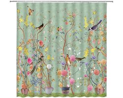 Douchegordijn- douche gordijn- douchegordijnen- Douchegordijn Anti Schimmel- Waterdicht -Hoogwaardig Waterdicht Douchegordijn -Verhoog de Luxe en Functionaliteit van Jouw Badkamer-Badkameraccessoires-180x200cm