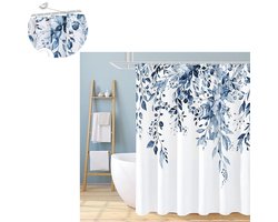 Douchegordijn- douche gordijn- douchegordijnen- Douchegordijn Anti Schimmel- Waterdicht -Hoogwaardig Waterdicht Douchegordijn -Verhoog de Luxe en Functionaliteit van Jouw Badkamer-Badkameraccessoires-Gratis haakje-90x180cm