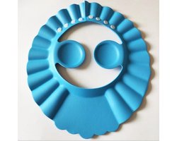 Douchekapje - Douche Shower Cap - Douche Kap - Baby - Kind Haarwas Hulp Kap - Blauw
