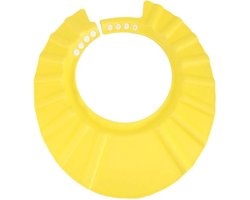 Douchekapje peuter & baby - Douche - Geel - Bad kapje - Baby's - Kinderen - Kind - Douche kap - Pet - Petje - Shower cap - Zon - Knippen - Peuters - Ogen - Oogjes - Cap - Capje - Pet - Petje