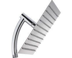 Douchekop - Inclusief handvat - Regendouche - Stortdouche - Handdouche - Hoge druk - 360° Draaibaar - RVS - 20x20CM - 28CM diameter - Roestvrij Staal