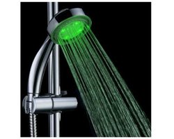 Douchekop - LED Verlichting - 7 Kleuren Automatisch Veranderend Waterstroom Instelbaar - 1 Stuk - Badkamer Gebruik Bunt