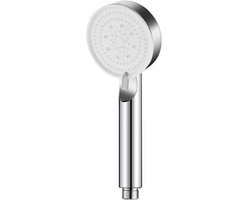 Douchekop - Regendouche - Wellness - 5-snelheden multifunctionele grote waterstraal booster handdouchekop - Hoge Druk - Handdouche - Luxe Moderne Handdouche - ABS - Wit