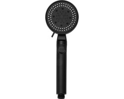 Douchekop Waterbesparend - Zwart - Universeel - 5 Verschillende standen - Waterbesparende Douchekop