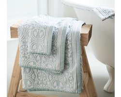 Douchelaken Pip Studio Tile de Pip Blauw 70x140