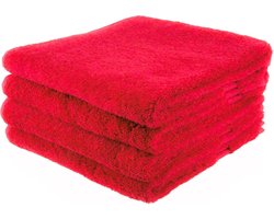 Douchelaken Rood 70x140cm (LET OP: bestellen per stuk)