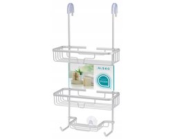 Doucheplank RVS - Hangend, 3 Niveaus, Geen Boren