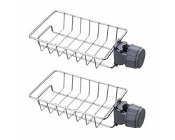 Doucheplanken - 3-delige set - Roestvrij staal - Ophangbaar - Geschikt voor keukens, toiletten, badkamers en woningen - Stijl B