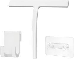 Douchetrekker Siliconen - voor Douchecabines, Badkamers, Raam en Auto - Wit