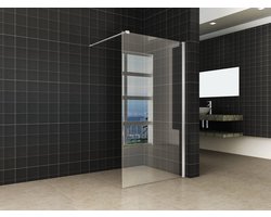 Douchewand Inloop - Regendouche Scherm - Moderne Badkamer - Nanocoating Glas - 100x200cm - Transparant