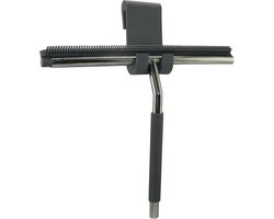 Douchewisser Woodynox Verchroomd Siliconen/Messing Grijs 26x22cm