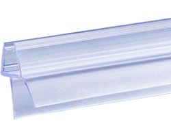 Douchezegel voor Glasdeuren 100 cm - Ideaal voor Douchecabines en Badkuipen - Vervangende Seals met Dikke Rubberen Lippen