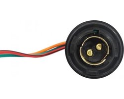 Douille fiche support porte ampoule 12V BAY15d Flosser pour moto scooter auto