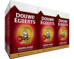Douwe Egberts Aroma Rood Grove Maling Filterkoffie - 6 x 250 gram