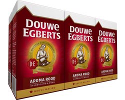 Douwe Egberts Aroma Rood Grove Maling filterkoffie - 6 x 500 gram