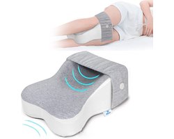 Douzle Kniekussen Voor in Bed – Zijslaapkussen – Beenkussen – Schootkussen – Orthopedisch – Voor Zijslapers