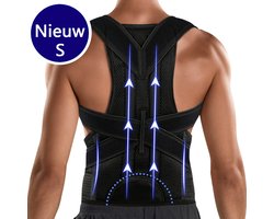 DOWO® - Rugbrace - Postuur Corrector- Houding corrector Man & Vrouw - Rugband tegen aanhoudende schouder en rug pijn - Schouder Correcto - S
