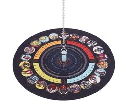 Dowsing Divinatie met Opalite, Altar Tarot Rubber Kaart Pad en Metafysisch Boodschap Bord voor Voorspellingen en Rituelen