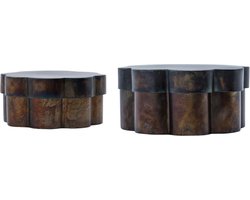 Dozen set met deksel Floda bruin