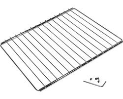 Dparts ovenrooster verstelbaar - 37cm t/m 65cm x 32cm - universeel - Uitschuifbaar braadrooster - Grillrooster - Geschikt voor Bosch Siemens Whirlpool Miele