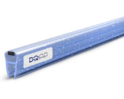 DQ-PP UM03 - Magneetstrip - 4/5/6mm Glas - UV/Schimmelbestendig - Waterkeringsprofiel - Douchedichting 2m Transparant