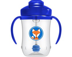 Dr. Brown's Rietjesbeker - 6+ maanden - Blauw - 270 ml