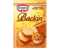 Dr. Oetker Bakpoeder 12 zakjes x 5 stuks x 16 gram