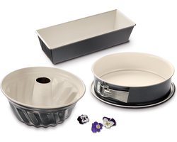 Dr. Oetker Bakvormen Set - Springvorm - Tulbandvorm - Cakevorm - 3-Delig