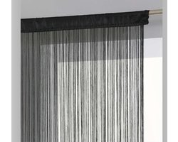 Draadgordijn - 90 x 200 cm - Zwart