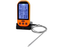 Draadloze digitale thermometer met afstandsbediening, timer, kookthermometer, vleesthermometer, vleessonde, grillthermometer, keukengereedschap - Keukenthermometer